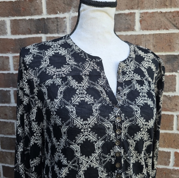 Lucky Brand Patterned Blouse - Picture 2 of 10